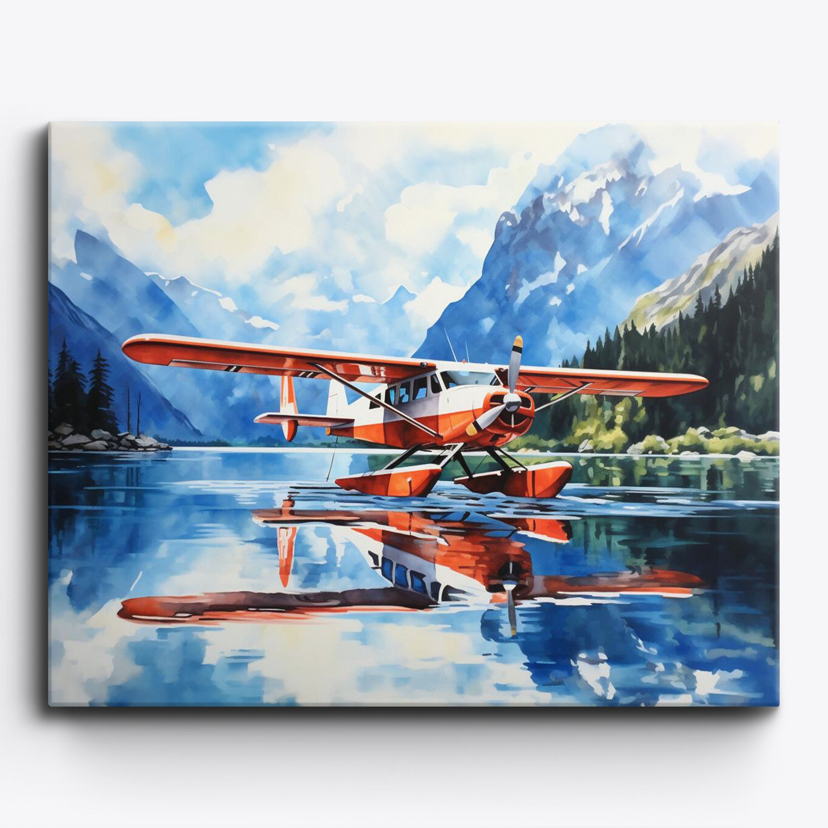 Avião Aterragem no lago n.º 2