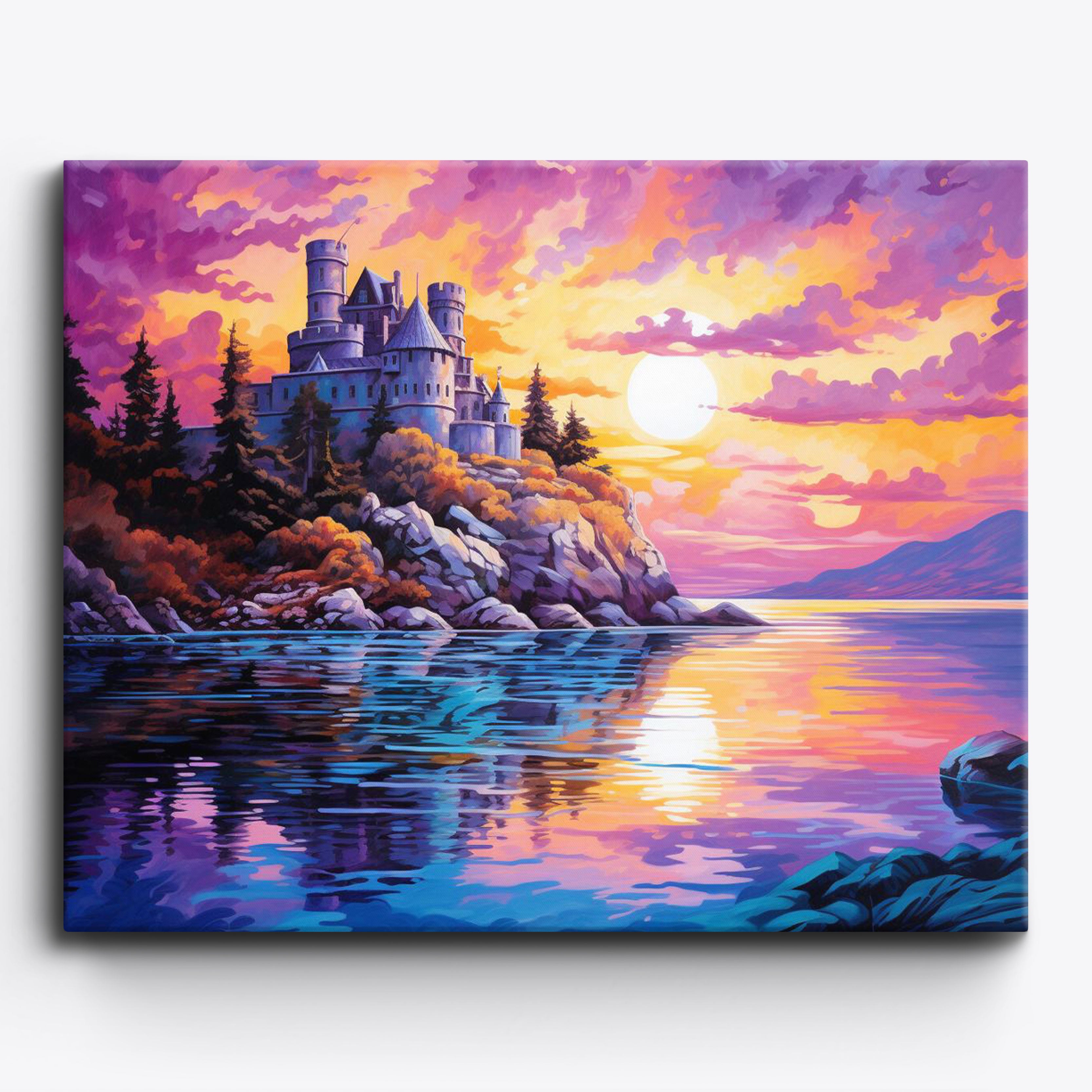 Castle Sunset No Frame