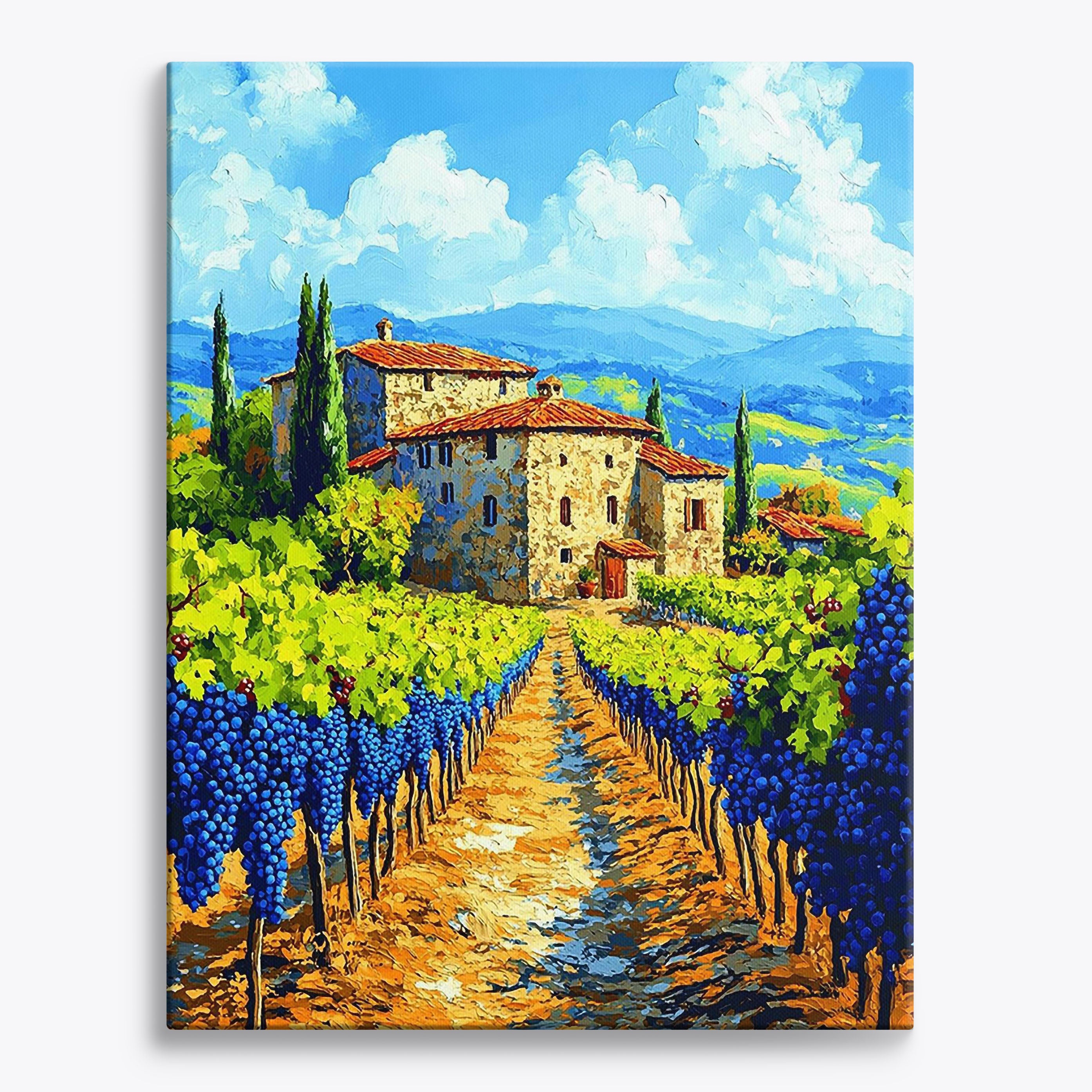 Chianti Serenity No Frame / Regular (19.7"x15.75"/50x40cm) / 24 colors