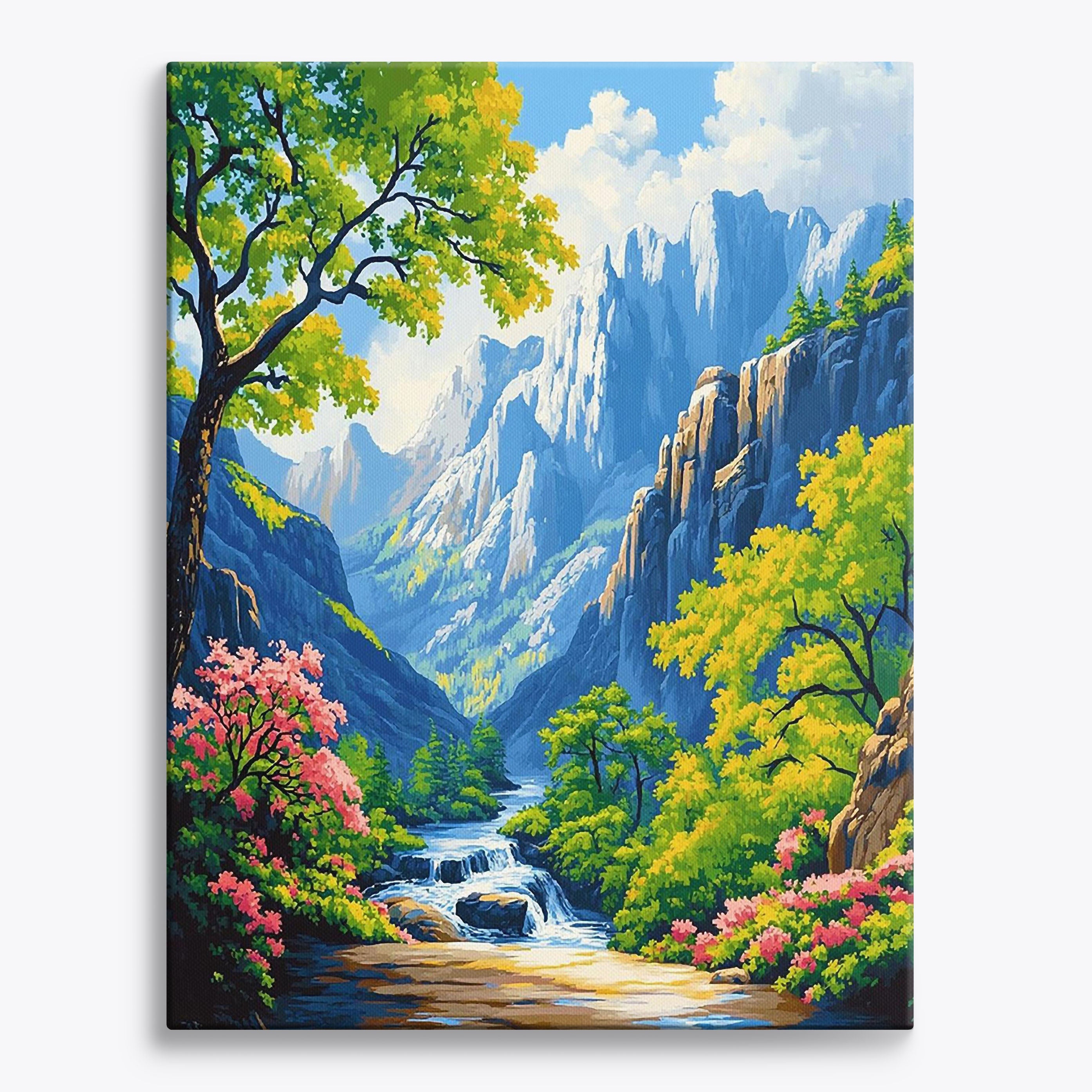 Emerald Gorge No Frame / Regular (19.7"x15.75"/50x40cm) / 24 colors