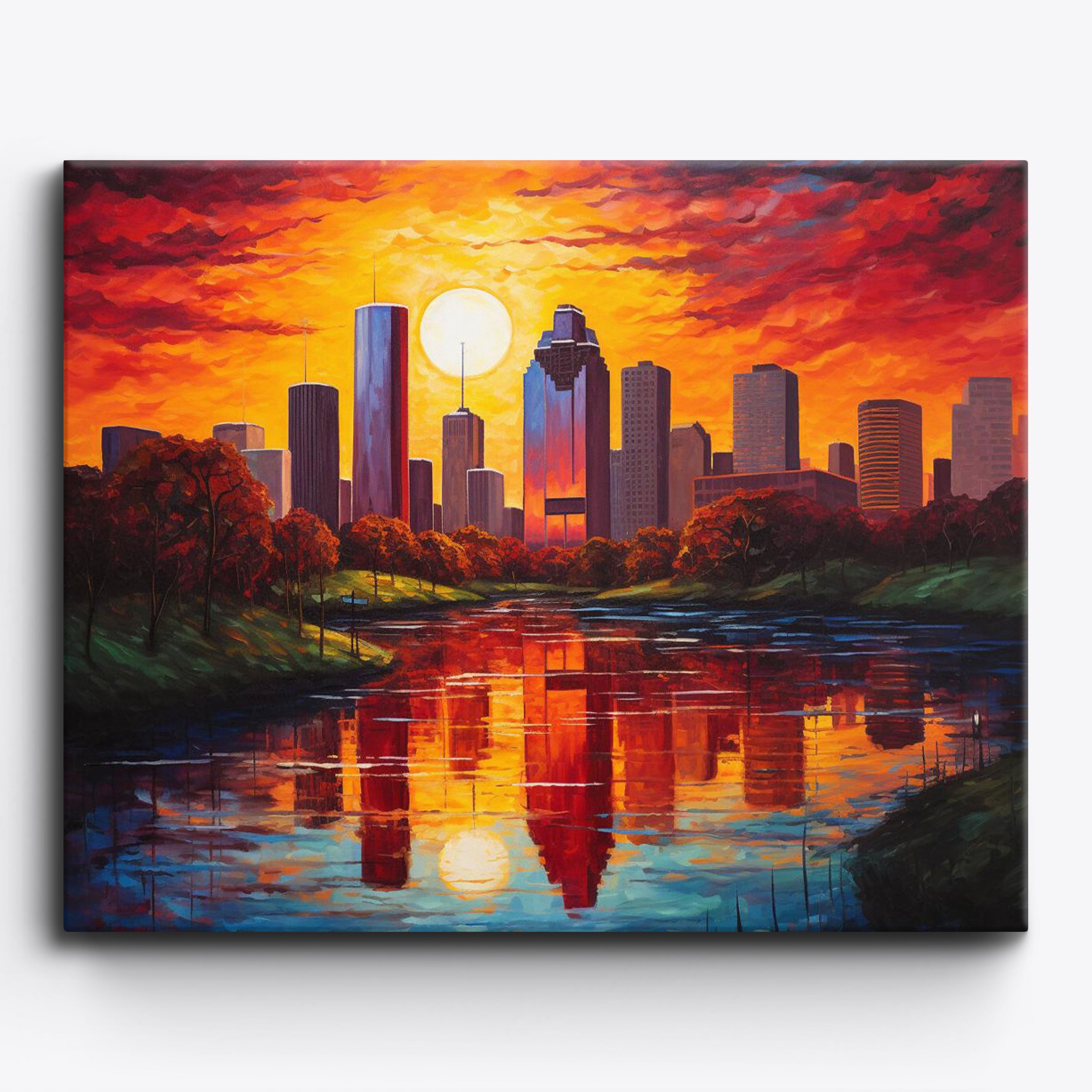 Houston Sunset No Frame