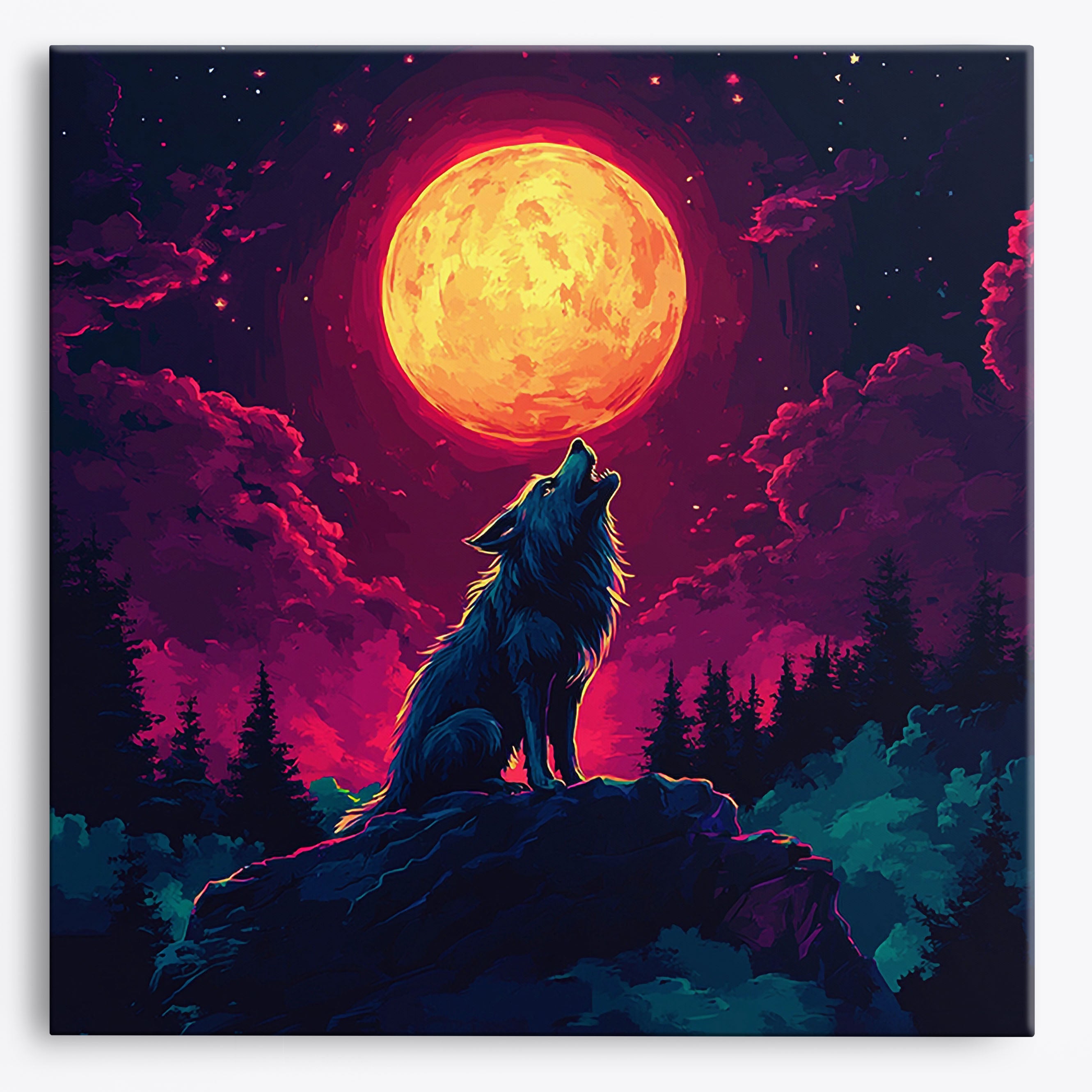 Moon Howl No Frame / 24 colors