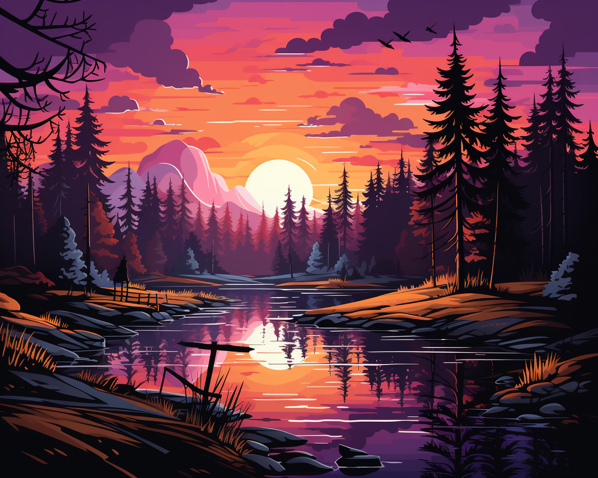 Lago Purple Sunset