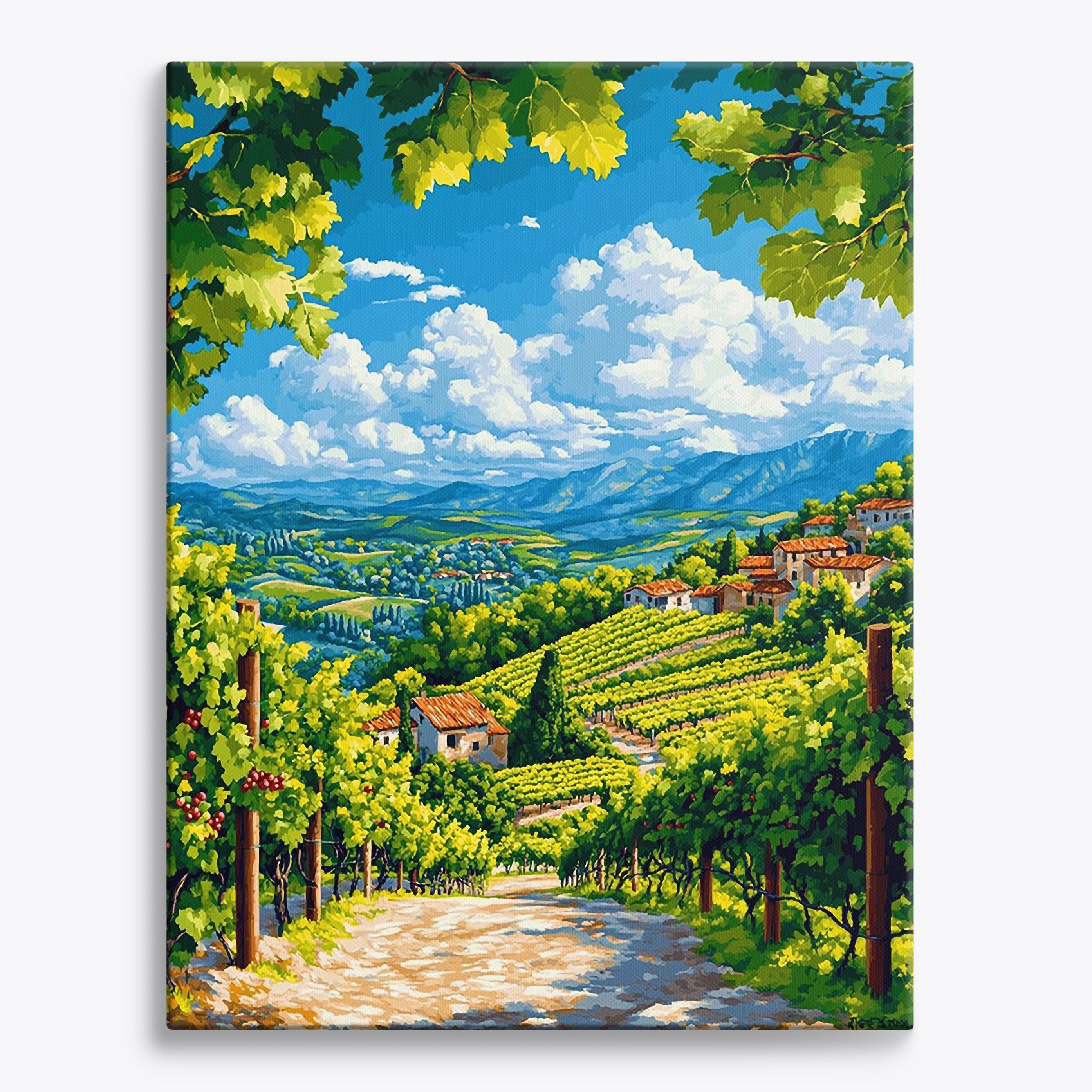 Skyward Vineyards No Frame / Regular (19.7"x15.75"/50x40cm) / 24 colors