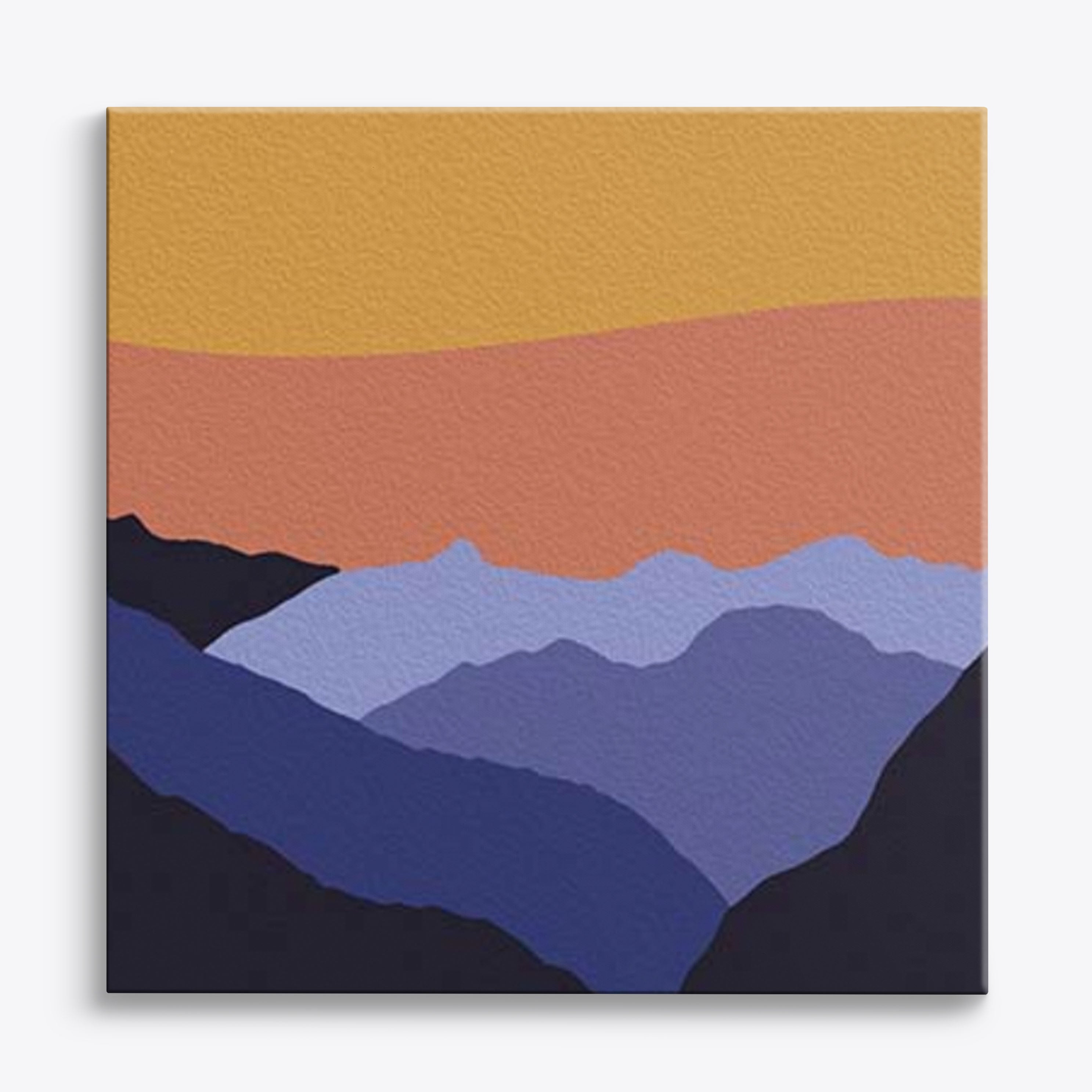 Mini kit de colagem de montanhas abstractas
