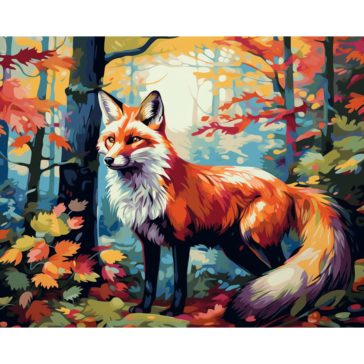Raposa-pintada do outono