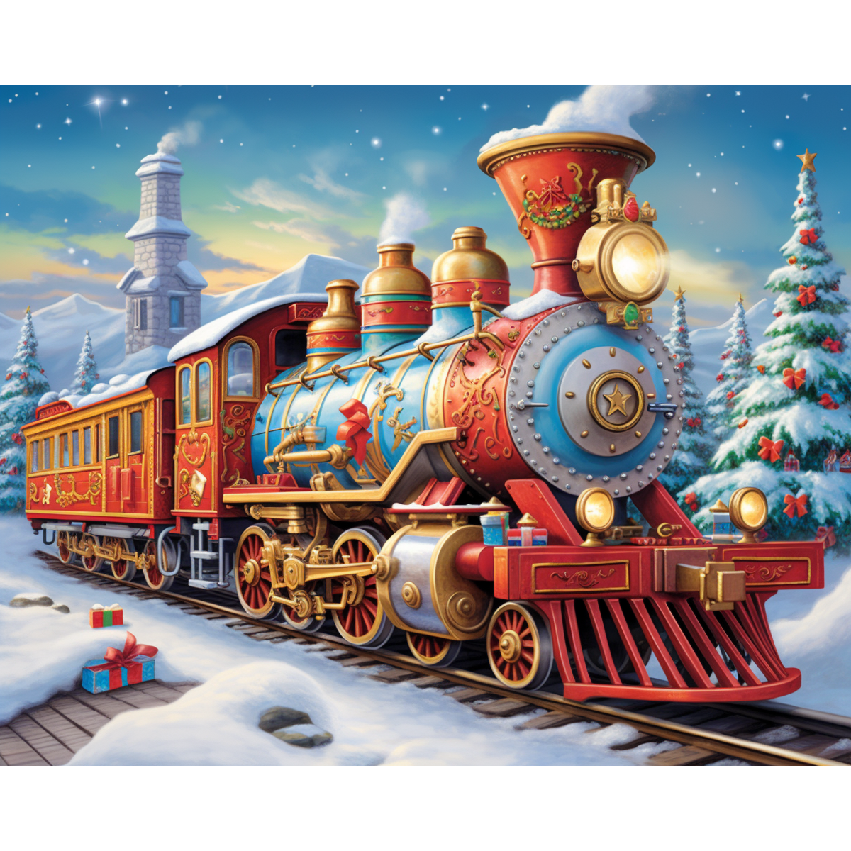 Viagem de comboio de Natal